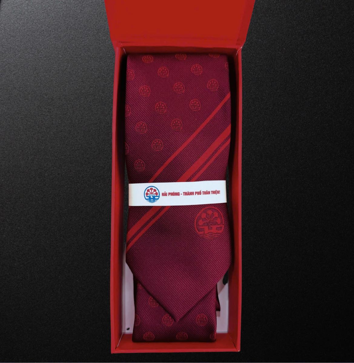 Cà Vạt Cao Cấp Dệt Logo