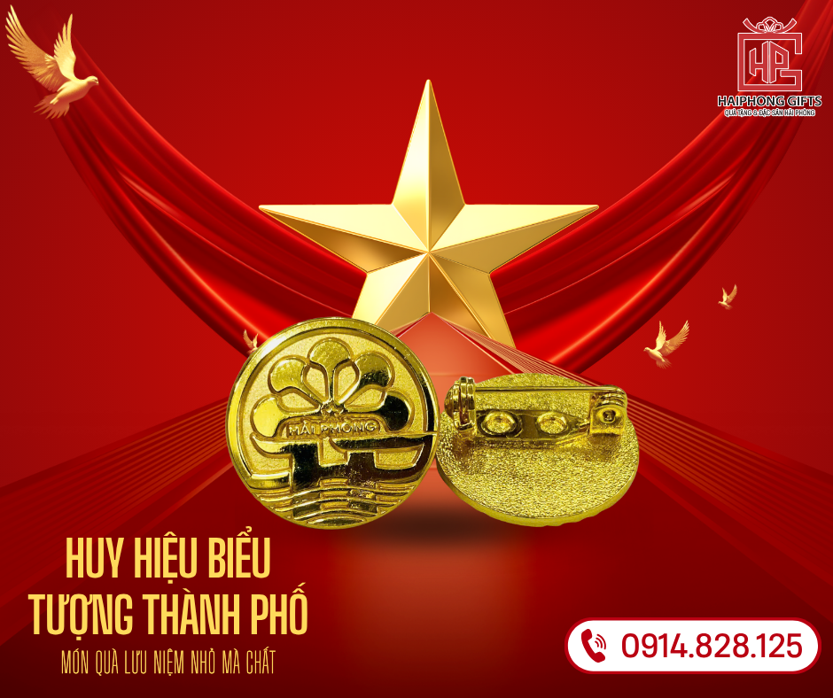 Huy Hiệu Biểu Tượng Thành Phố – Món Quà Lưu Niệm Nhỏ Mà Chất 