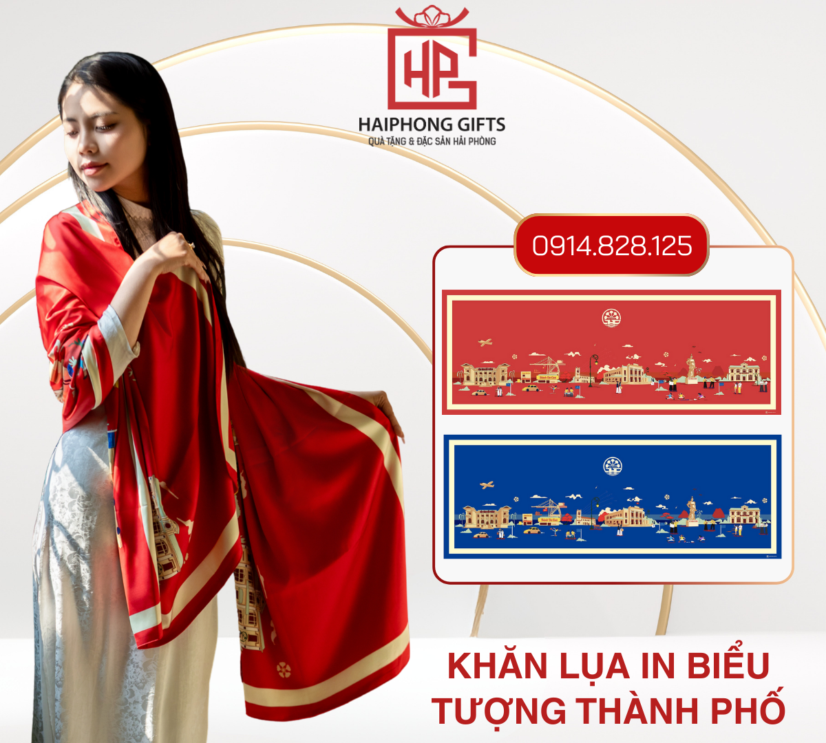 Khăn Lụa In Biểu Tượng Thành Phố – Món Quà Vừa Thanh Lịch, Vừa Ý Nghĩa
