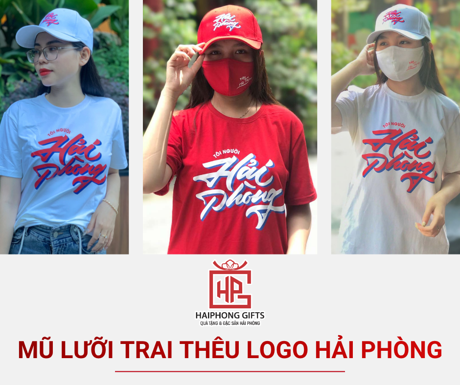 Mũ Lưỡi Trai Thêu Logo Hải Phòng – Quà Lưu Niệm Độc Đáo