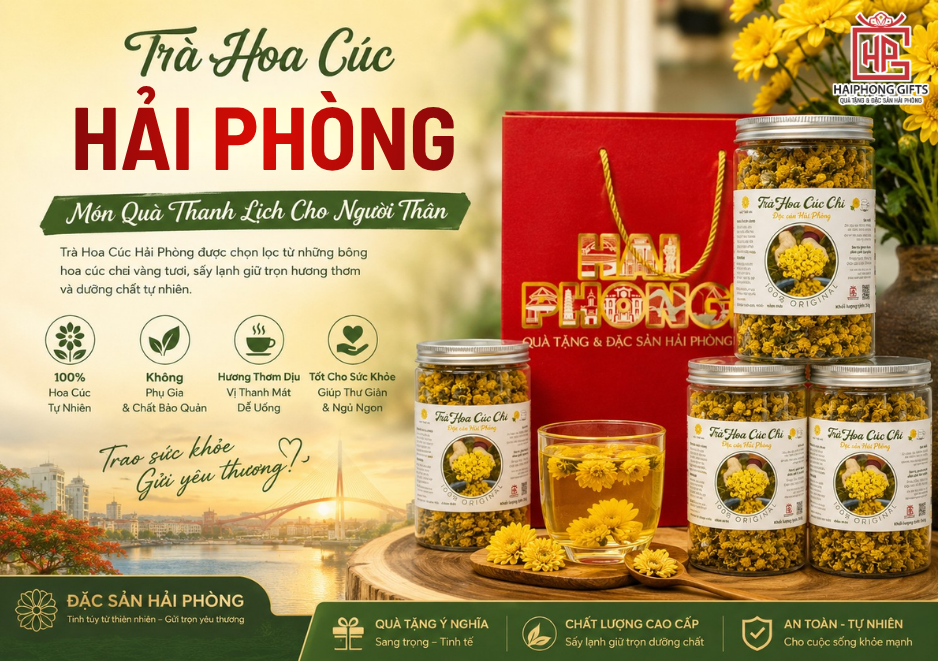 Trà Hoa Cúc Hải Phòng – Món Quà Thanh Lịch Cho Người Thân