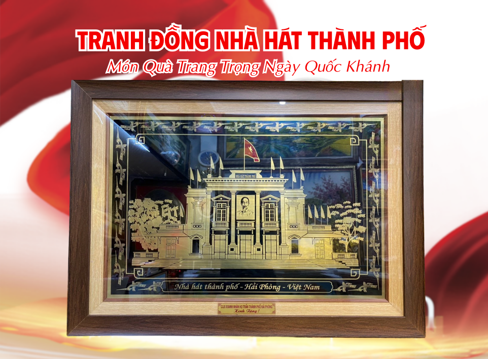 Tranh Đồng Nhà Hát Thành Phố – Món Quà Trang Trọng Ngày Quốc Khánh
