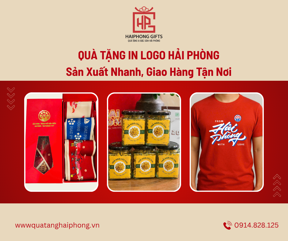 Quà Tặng In Logo Hải Phòng – Sản Xuất Nhanh, Giao Hàng Tận Nơi