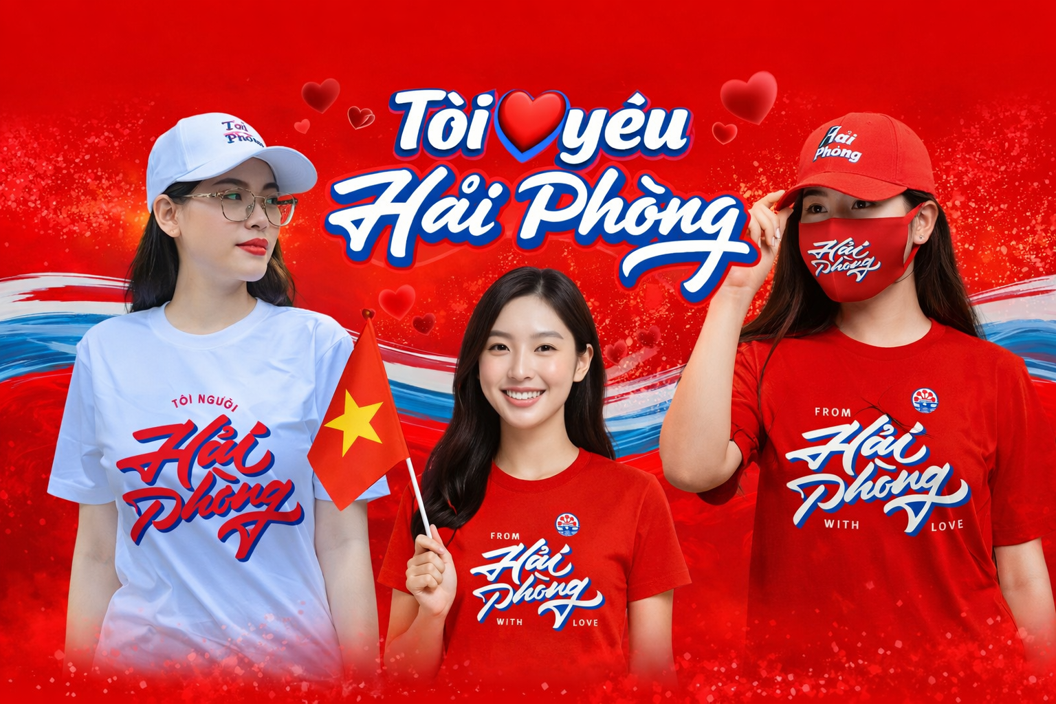 Áo thun in hình Hải Phòng là món quà được nhiều du khách lựa chọn