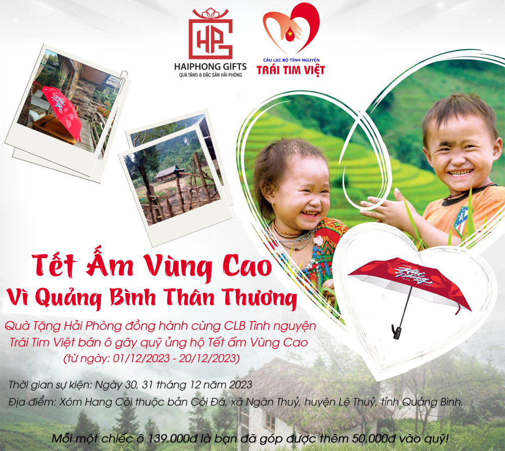 Chương trình ý nghĩa: Bán ô gây quỹ ủng hộ Tết ấm Vùng Cao 2023