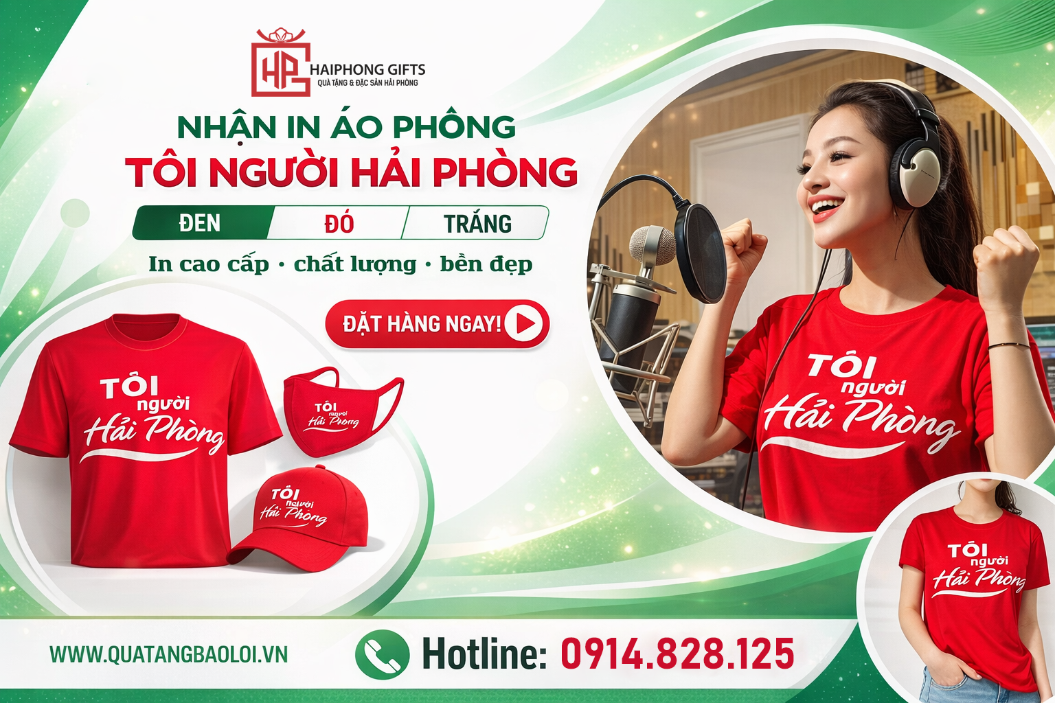 Nhận In Áo Phông “Tôi Người Hải Phòng” Đẹp – Chất Lượng – Giá Tốt Tại Hải Phòng