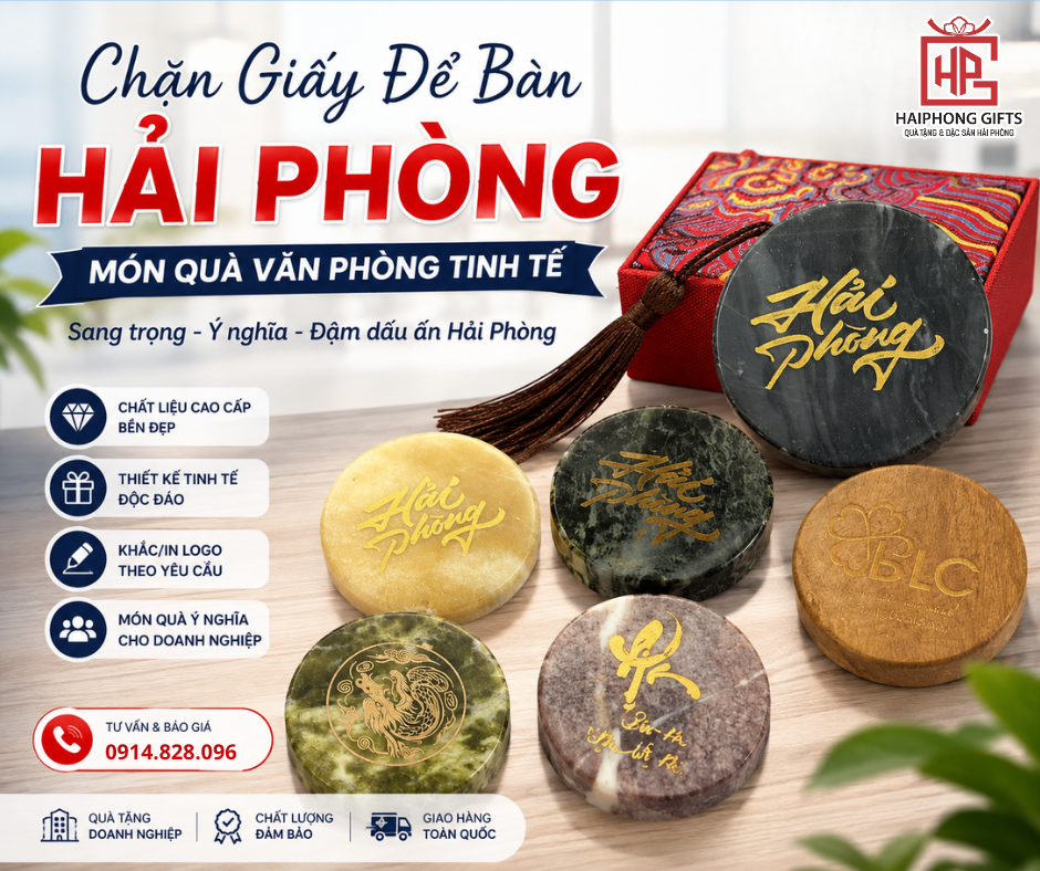 Chặn Giấy Để Bàn Hải Phòng – Món Quà Văn Phòng Tinh Tế