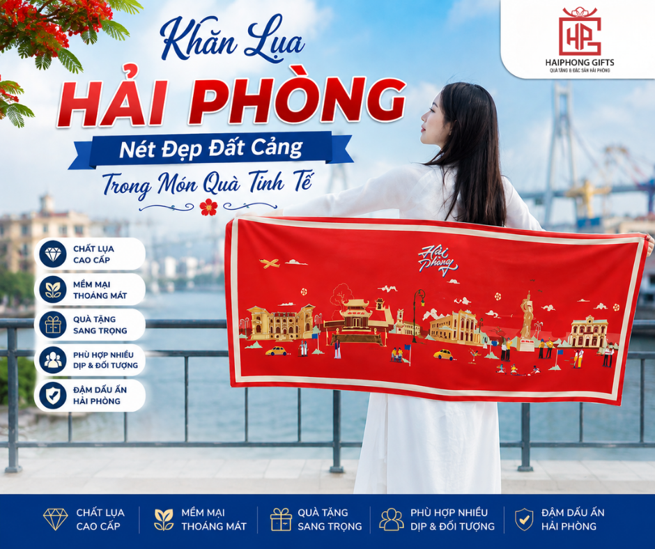 Khăn Lụa Hải Phòng – Nét Đẹp Đất Cảng Trong Món Quà Tinh Tế