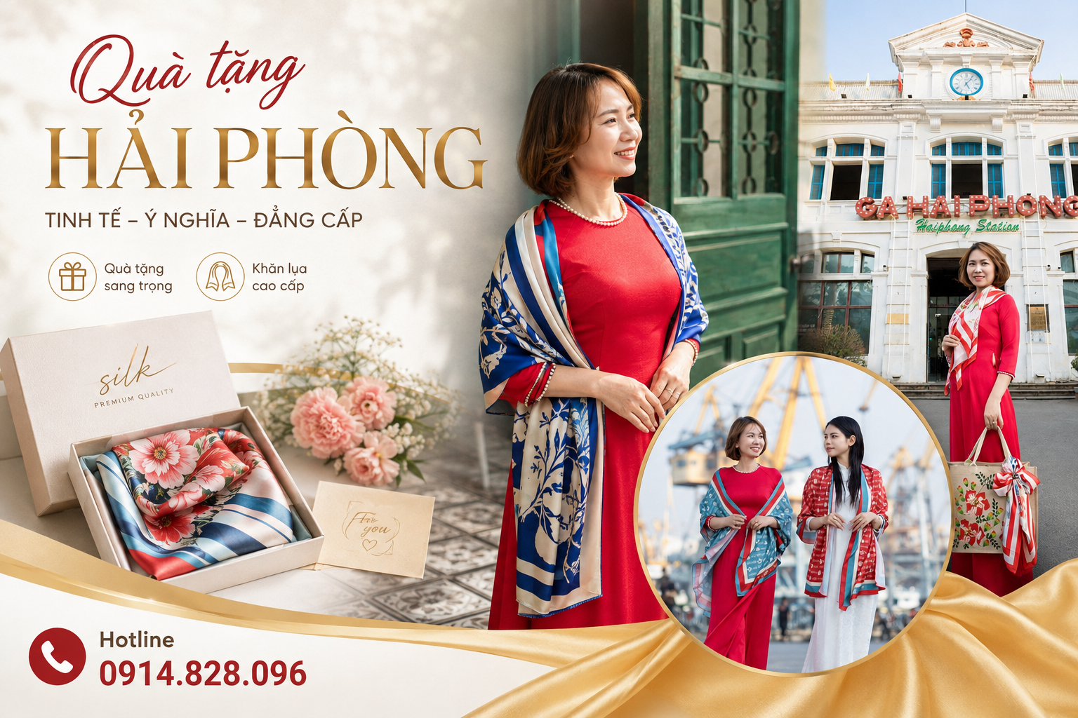 Quà Tặng Hải Phòng – Khăn Lụa Cao Cấp, Món Quà Vu Lan Tinh Tế Tặng Mẹ