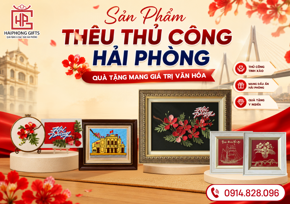 Sản Phẩm Thêu Thủ Công Hải Phòng – Quà Tặng Mang Giá Trị Văn Hóa