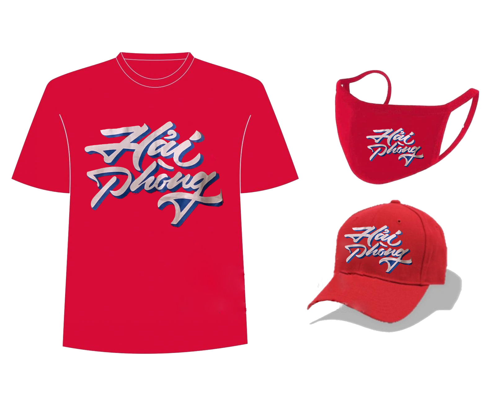COMBO ÁO + MŨ IN LOGO "HẢI PHÒNG" 