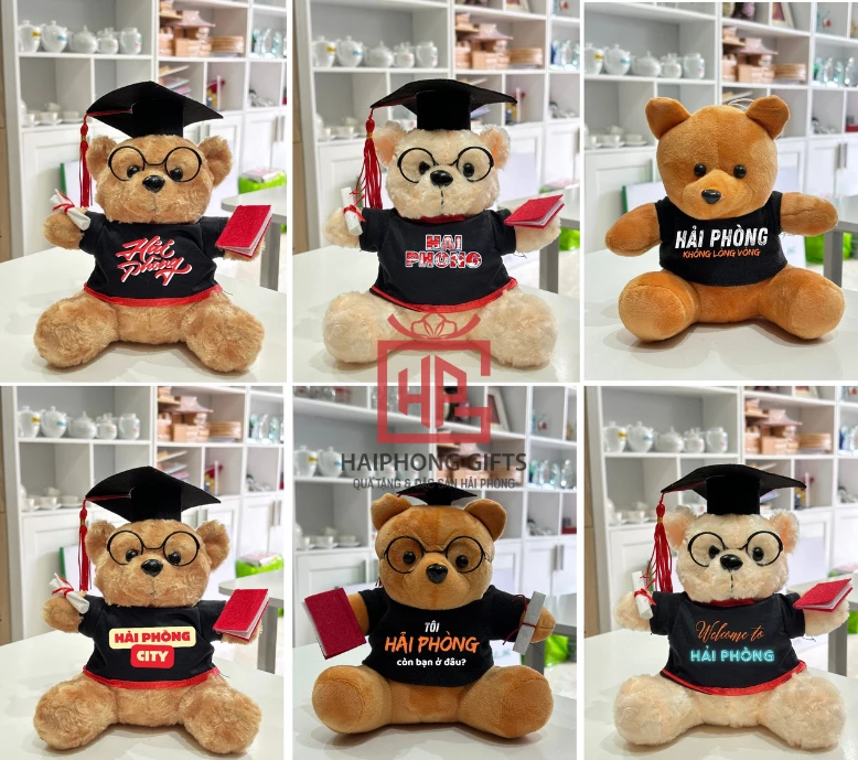 GẤU BÔNG IN LOGO  THEO YÊU CẦU
