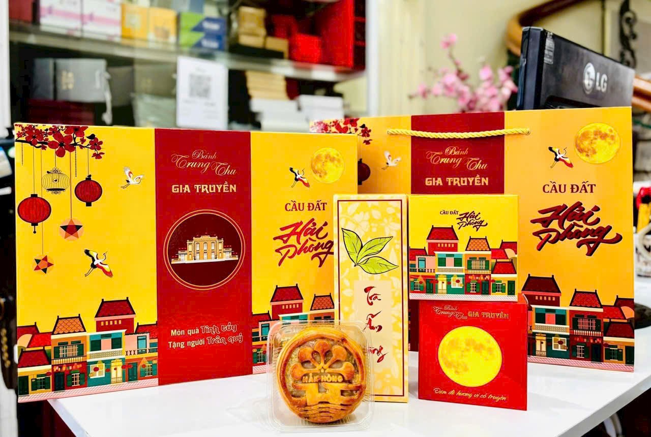 BÁNH TRUNG THU LOGO HẢI PHÒNG