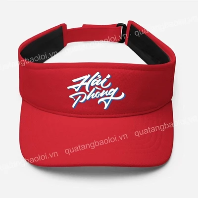 Mũ lưỡi trai nửa đầu in logo "Hải Phòng"