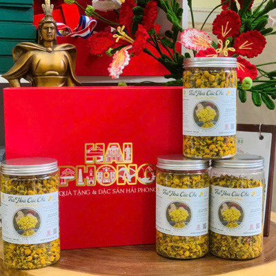 Trà Hoa Cúc chi Thắng Thủy - Vĩnh Bảo sấy lạnh (Hộp 70g)