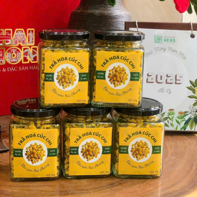Trà Hoa Cúc chi Thắng Thủy - Vĩnh Bảo sấy lạnh (Hộp 25g)