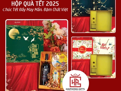Hộp Quà Tết 2025 – Chúc Tết Đầy May Mắn, Đậm Chất Việt