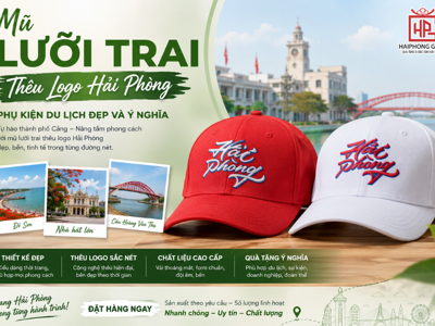 Mũ Lưỡi Trai Thêu Logo Hải Phòng – Phụ Kiện Du Lịch Đẹp Và Ý Nghĩa
