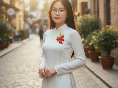 Gói ghém sắc đỏ hoa phượng – Cài Áo Thêu Tay Hoa Phượng chạm đến trái tim người Hải Phòng.